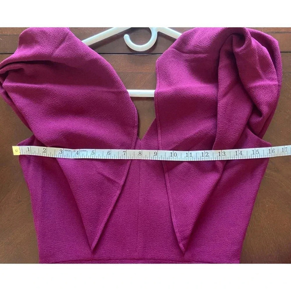 Dress The Population NWT Louisa Flutter Sleeve Dress Size XS - Picture 10 of 12